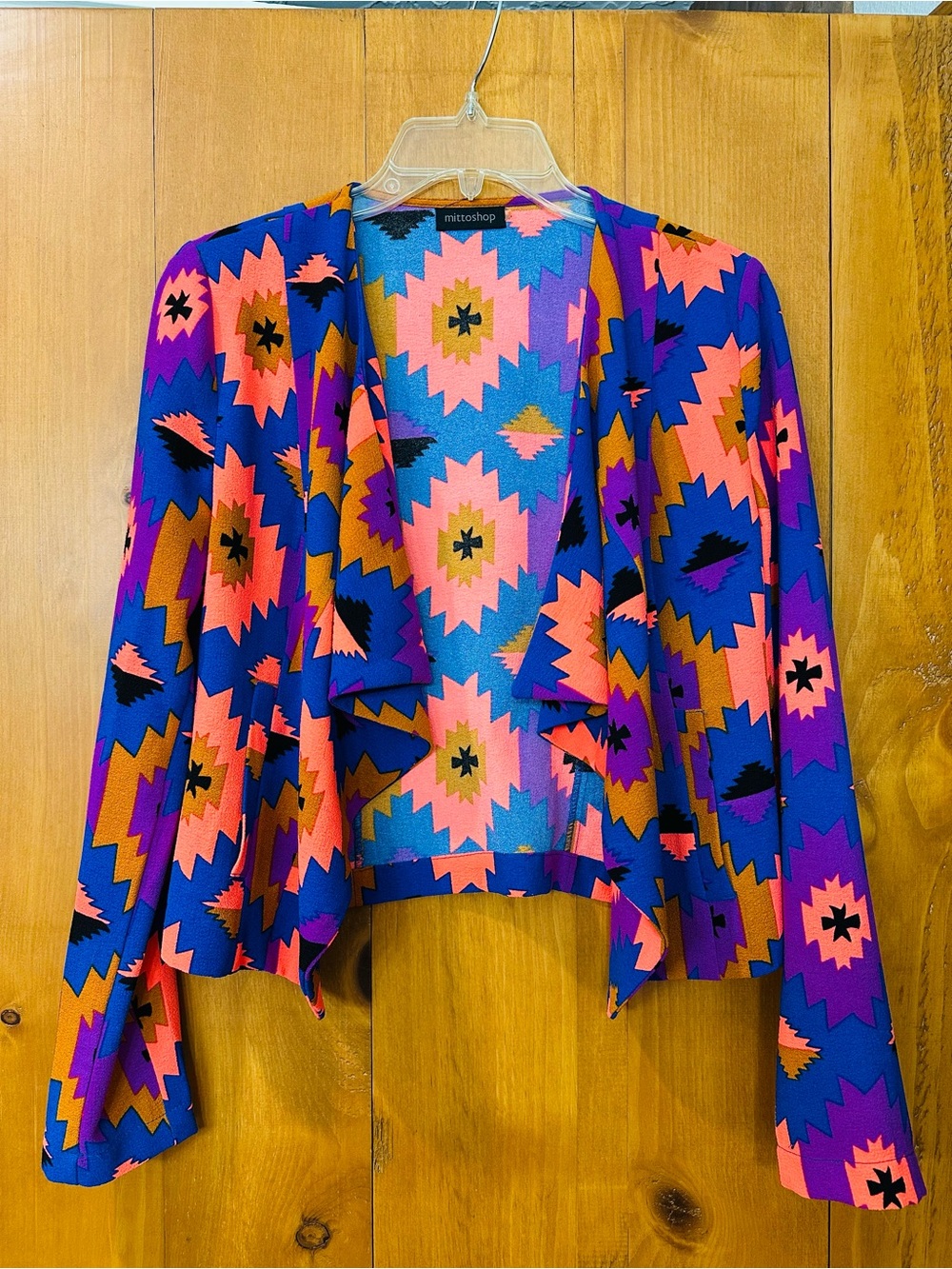 Aztec cardigan-bright colors